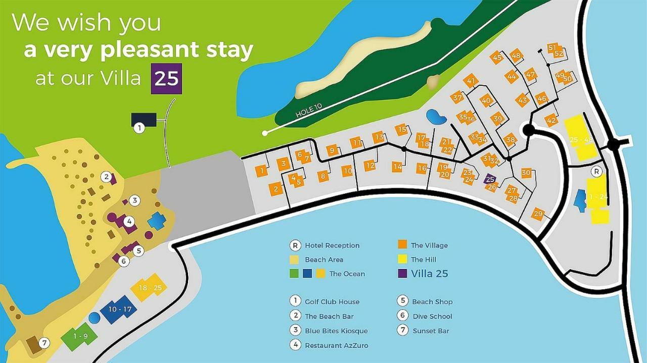 Blue Bay Beach Villa 25 3-Min Beach-Pool-Golf Exterior foto
